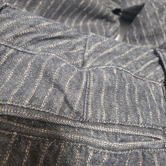 Free People Sz 6 Pinstripe Trousers- Alter… - Picture 8 of 15